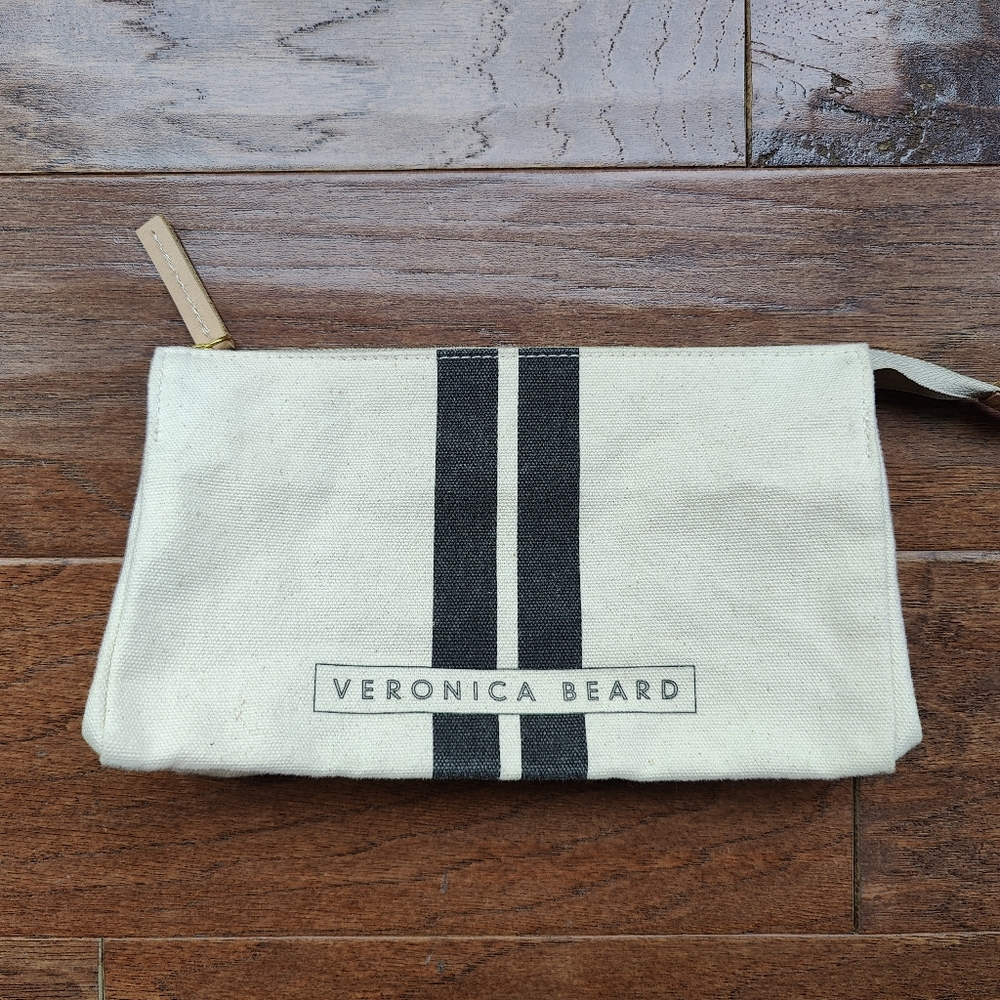 Veronica Beard Canvas Cosmetics Case
